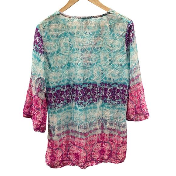 Portocruz Ombre Tie Dye Look Swim Cover Medium - Picture 2 of 4